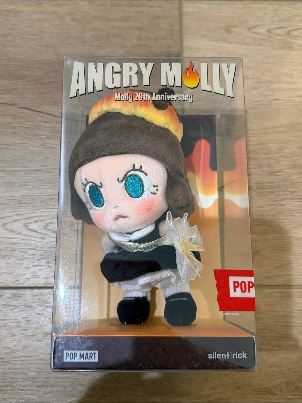 Pop Mart Angry Molly 20th Anniversary Plush Doll New Sealed